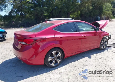 2014 Hyundai Elantra Sport из США, поврежденный, VIN KMHDH4AH8EU152853